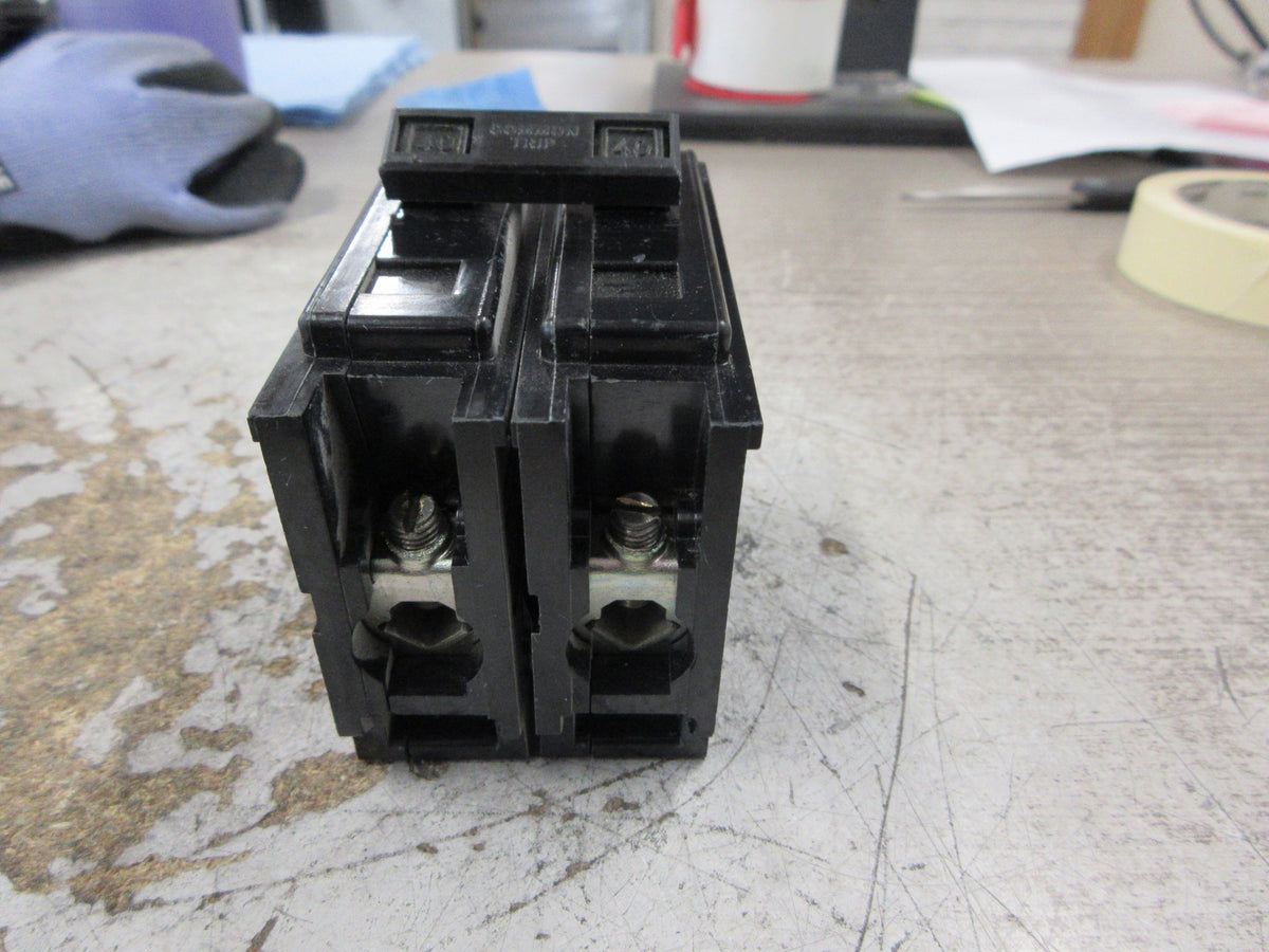 Westinghouse Type BA Bolt-On Circuit Breaker BA240 40A 120/240V 2P Used