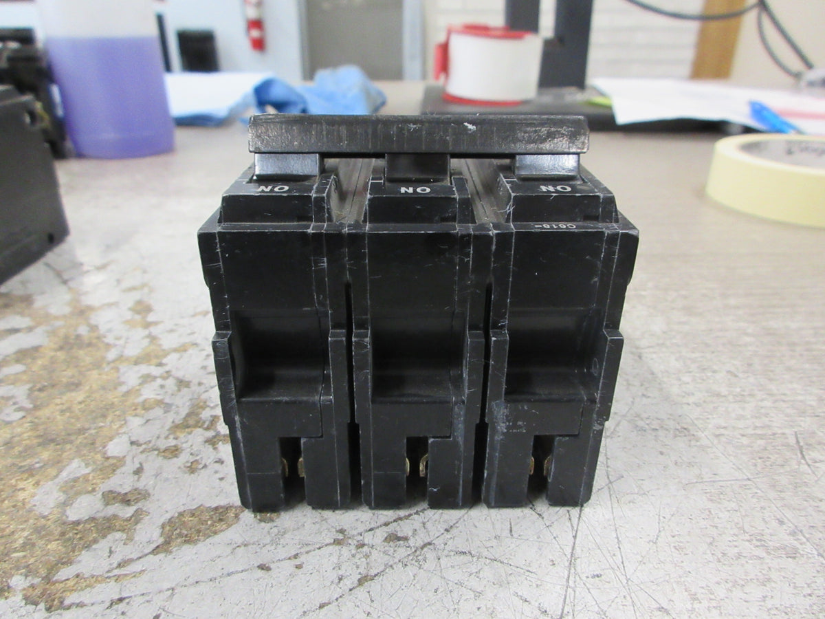 GE Clip-On Circuit Breaker THQL32035 35A 240V 3P Used