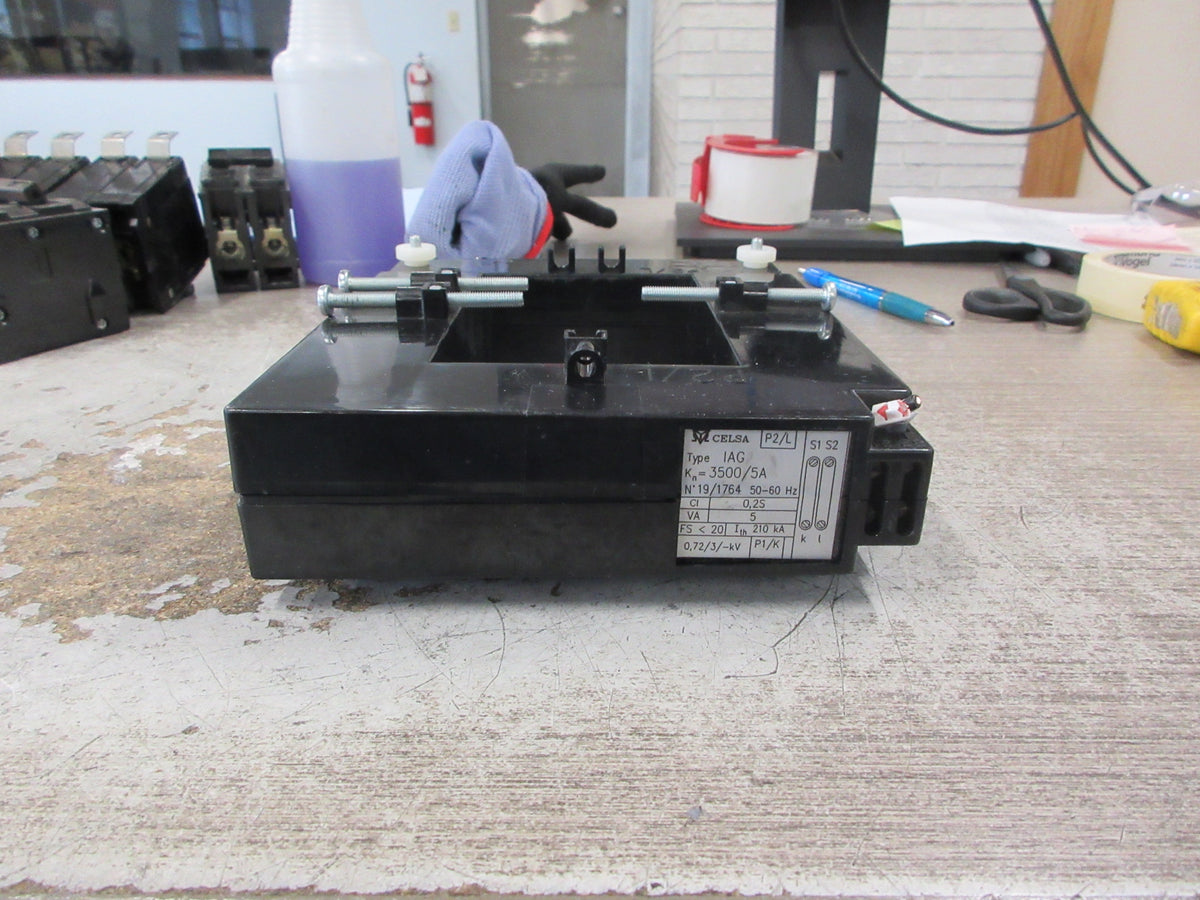 Celsa Type IAG Current Transformer P2/L Ratio 3500:5A 50-60Hz 5VA Used