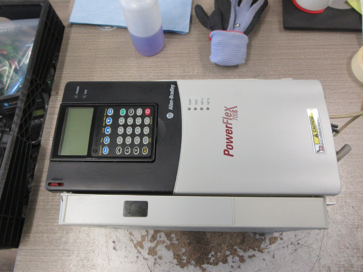 Allen-Bradley PowerFlex 700S AC Drive 20DD014A0EYNANASE Ser. D 10HP 3Ph Used