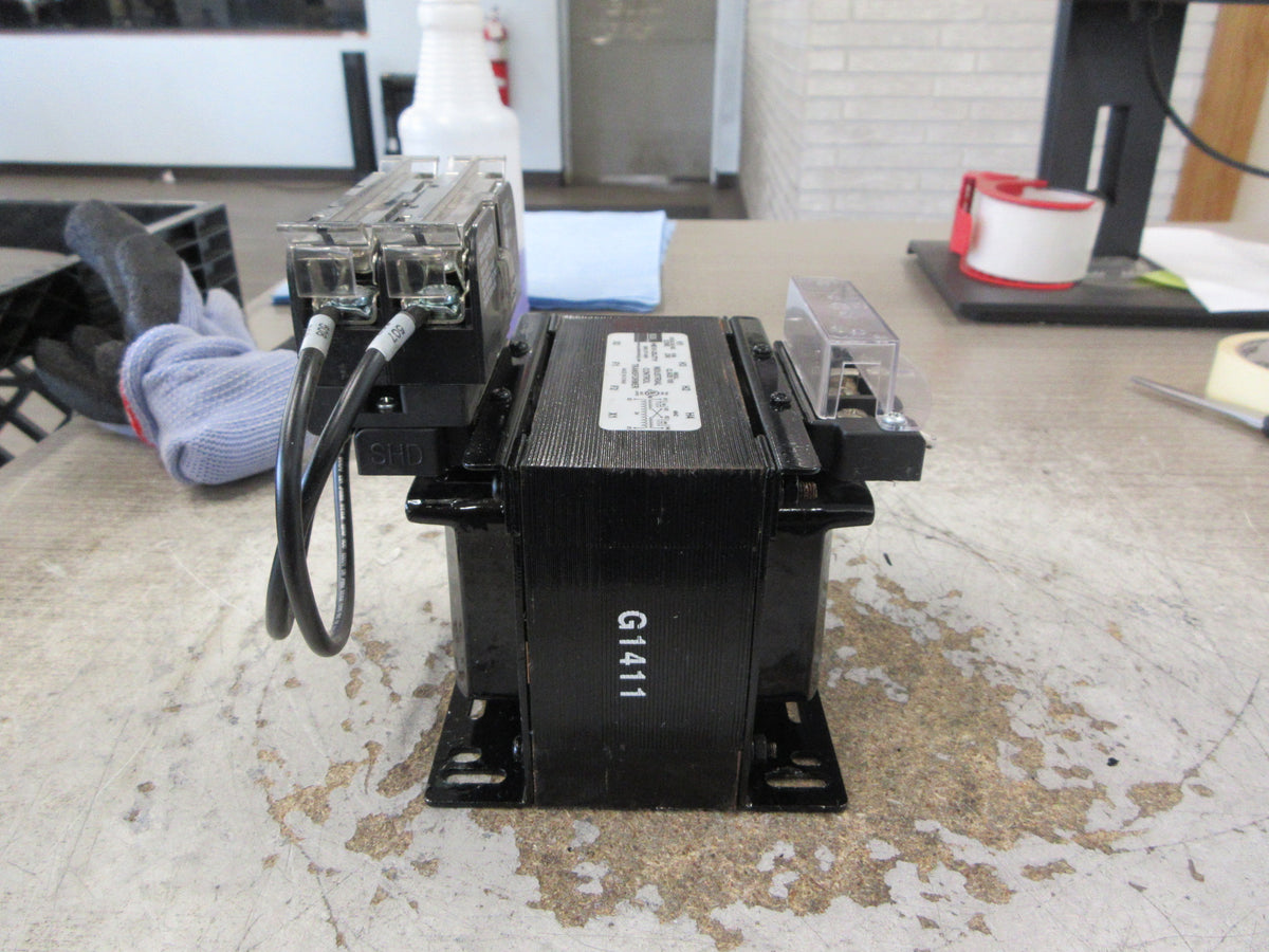 Hevi-Duty Control Transformer E250E 0.250 KVA Pri: 120/240V Sec: 24V 60Hz Used