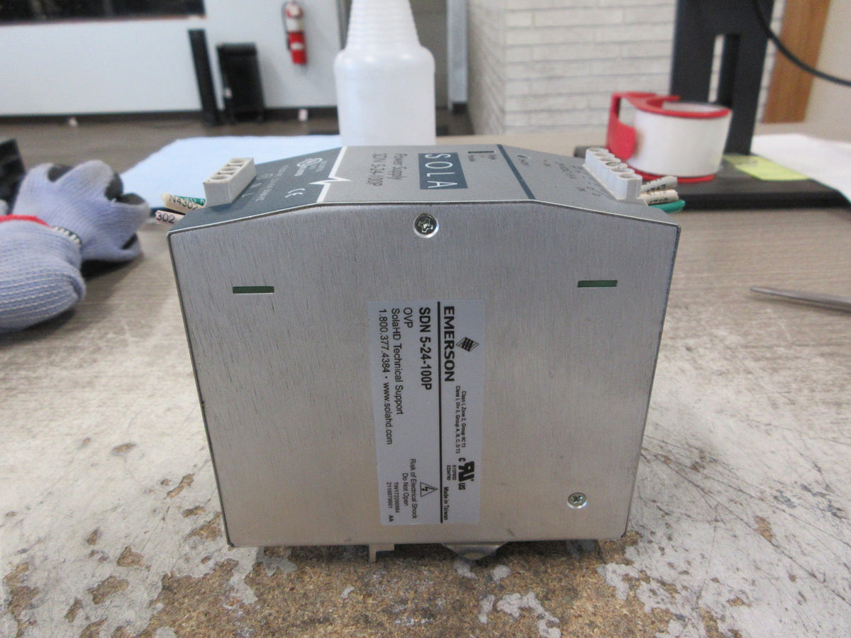 Emerson Sola Power Supply SDN 5-24-100P Used