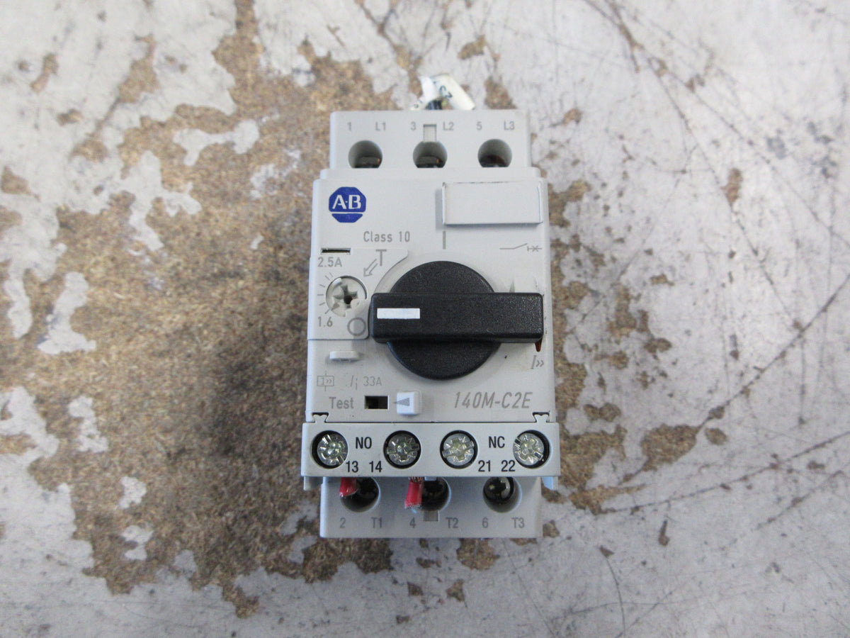 Allen-Bradley Manual Starter 140M-C2E-B25 Range:1.6-2.5A Used