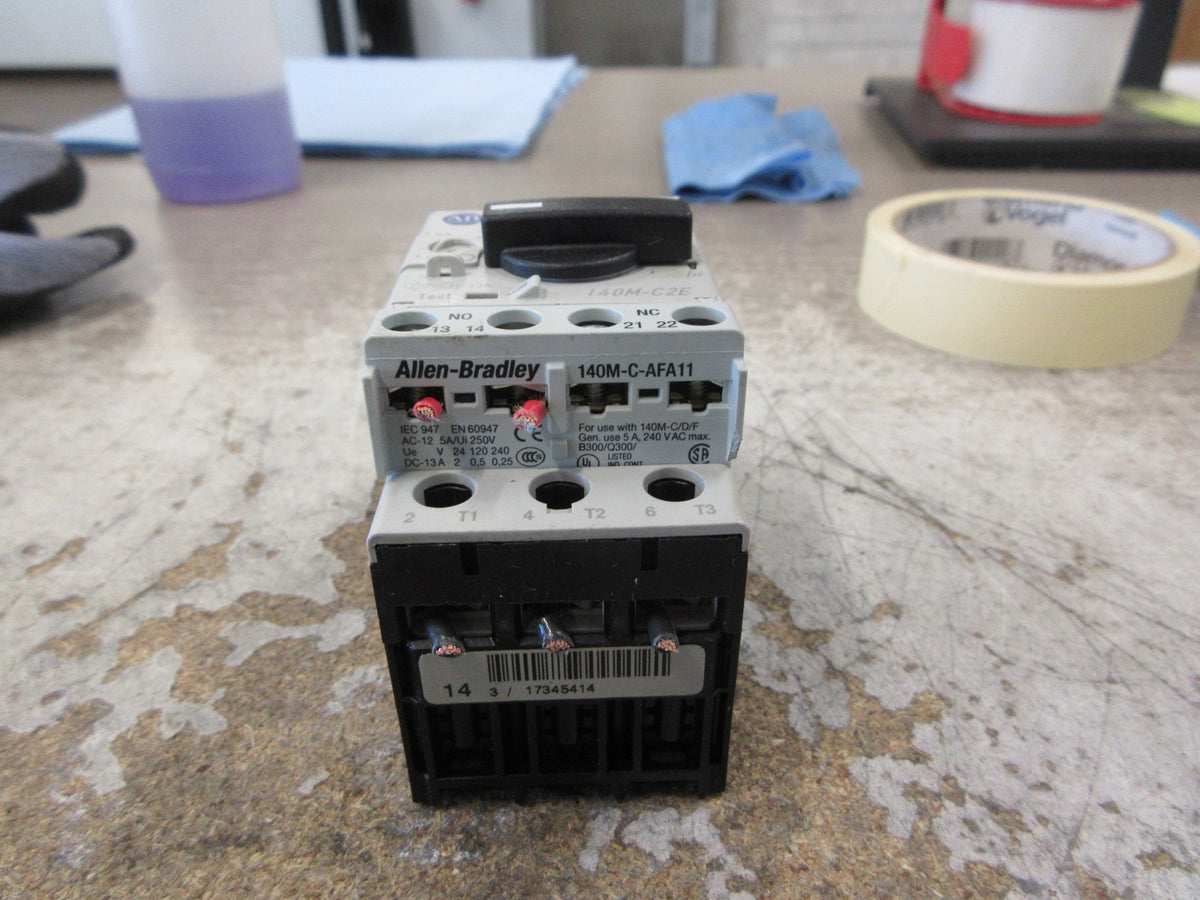 Allen-Bradley Manual Starter 140M-C2E-B25 Range:1.6-2.5A Used