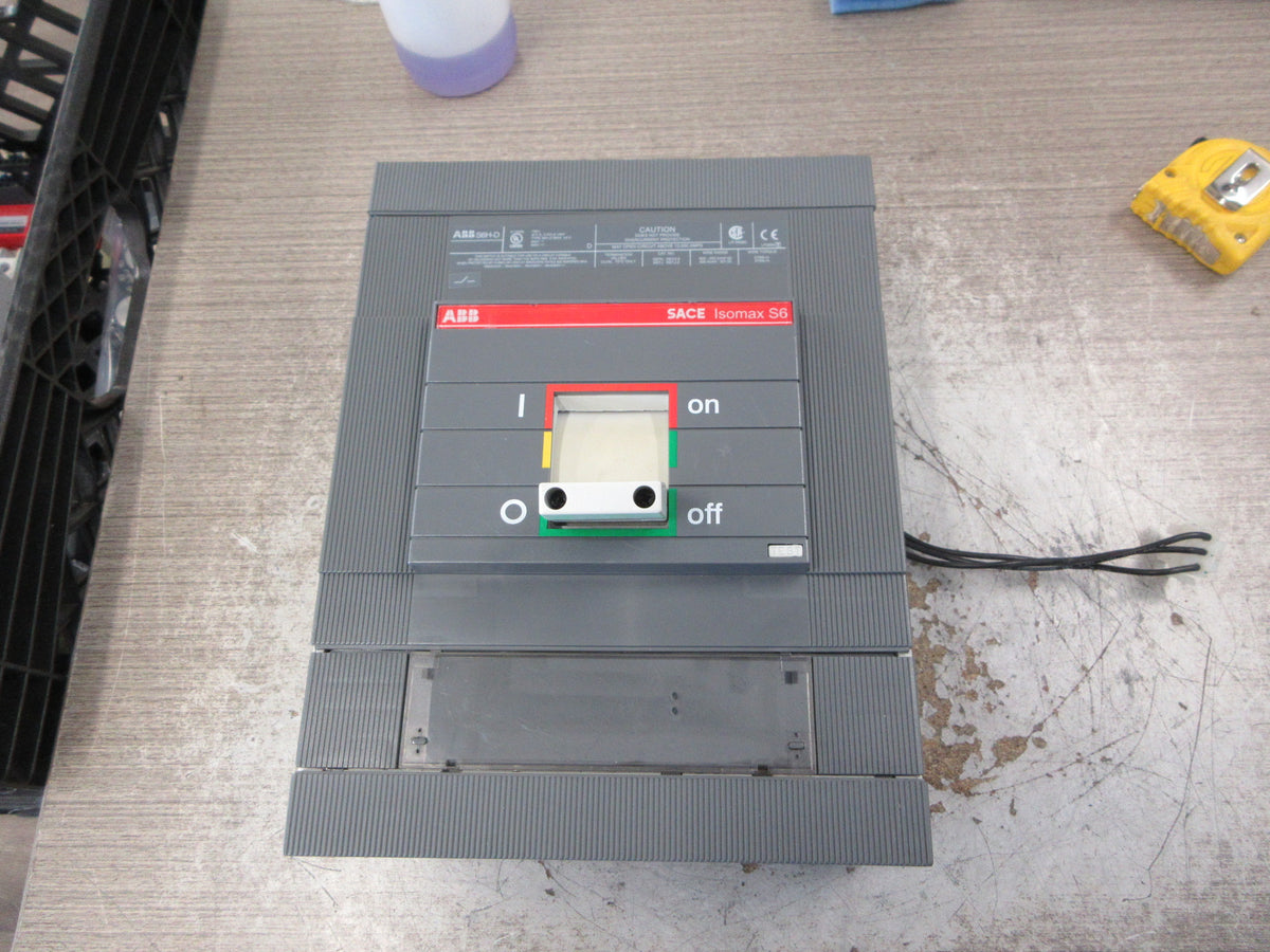 ABB SAC Isomax S6 Circuit Breaker S6H-D 800 600V 800A 3P Used