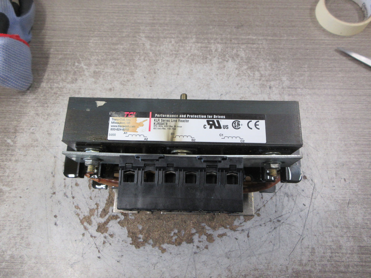 TCI KLR Series Line Reactor KLR55ATB 55A 600V 60Hz 3Ph Used