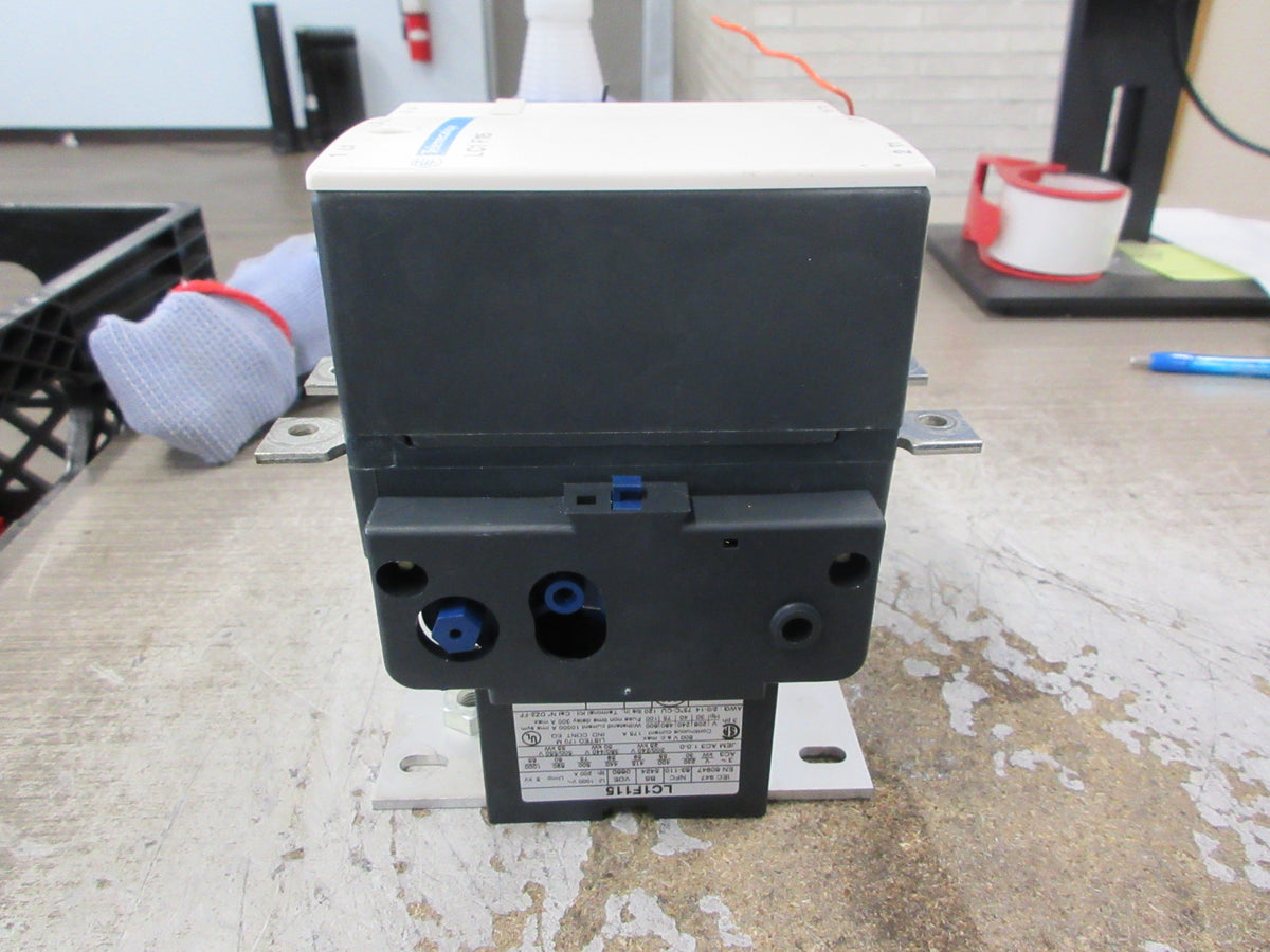 Telemecanique Contactor LC1F115 115-120V Coil w/ Aux Contact Block Used