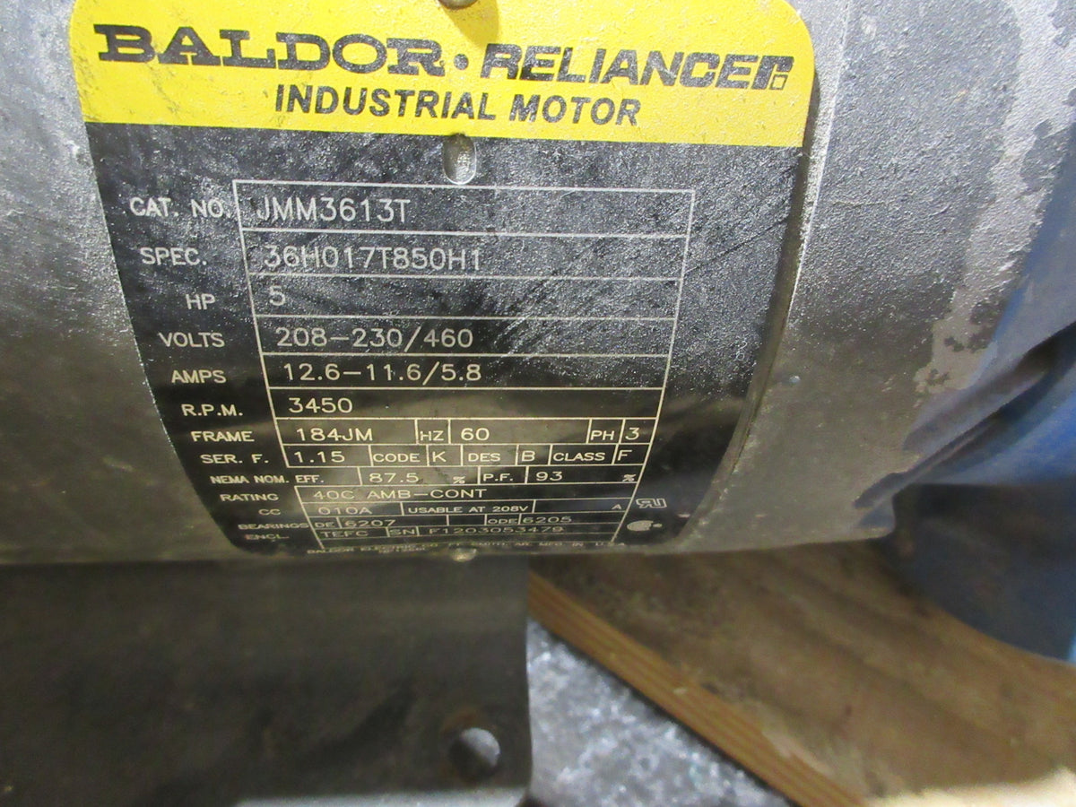Goulds G&L Series SSH Stainless Steel Pump 9SH2J51A0 5HP 3450RPM 1100GPM Used