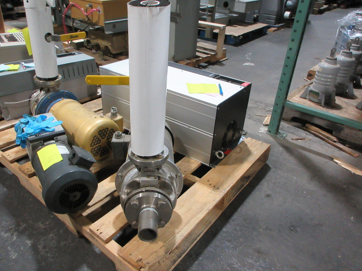 Goulds G&L Series SSH Stainless Steel Pump 9SH2J51A0 5HP 3450RPM 1100GPM Used