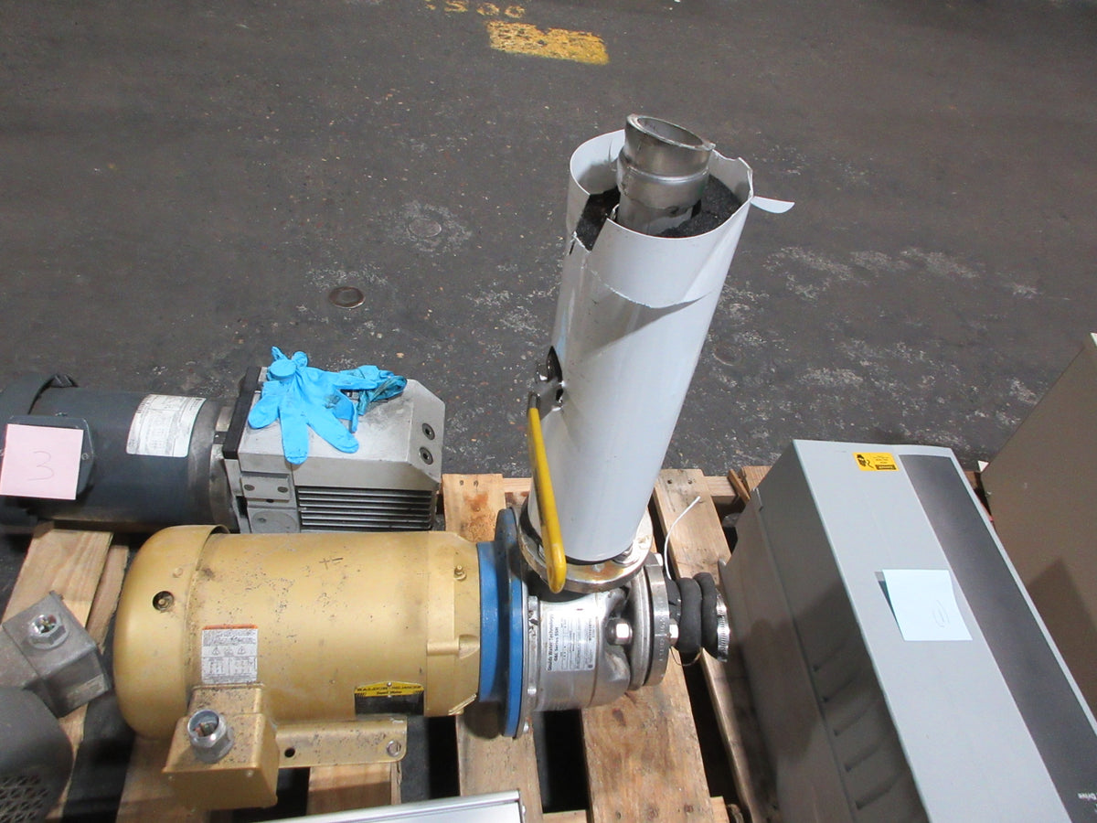 Goulds G&L Series SSH Stainless Steel Pump 9SH2J52A0 5HP 3470RPM 1100GPM Used