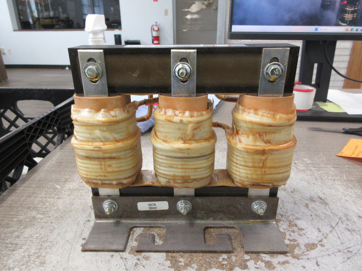 TCI KLR Series Line Reactor KLR55CTB 55A 600V 3Ph 50/60Hz Used