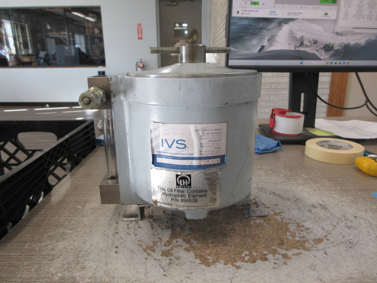 Leybold Oil Filter 898506 Used