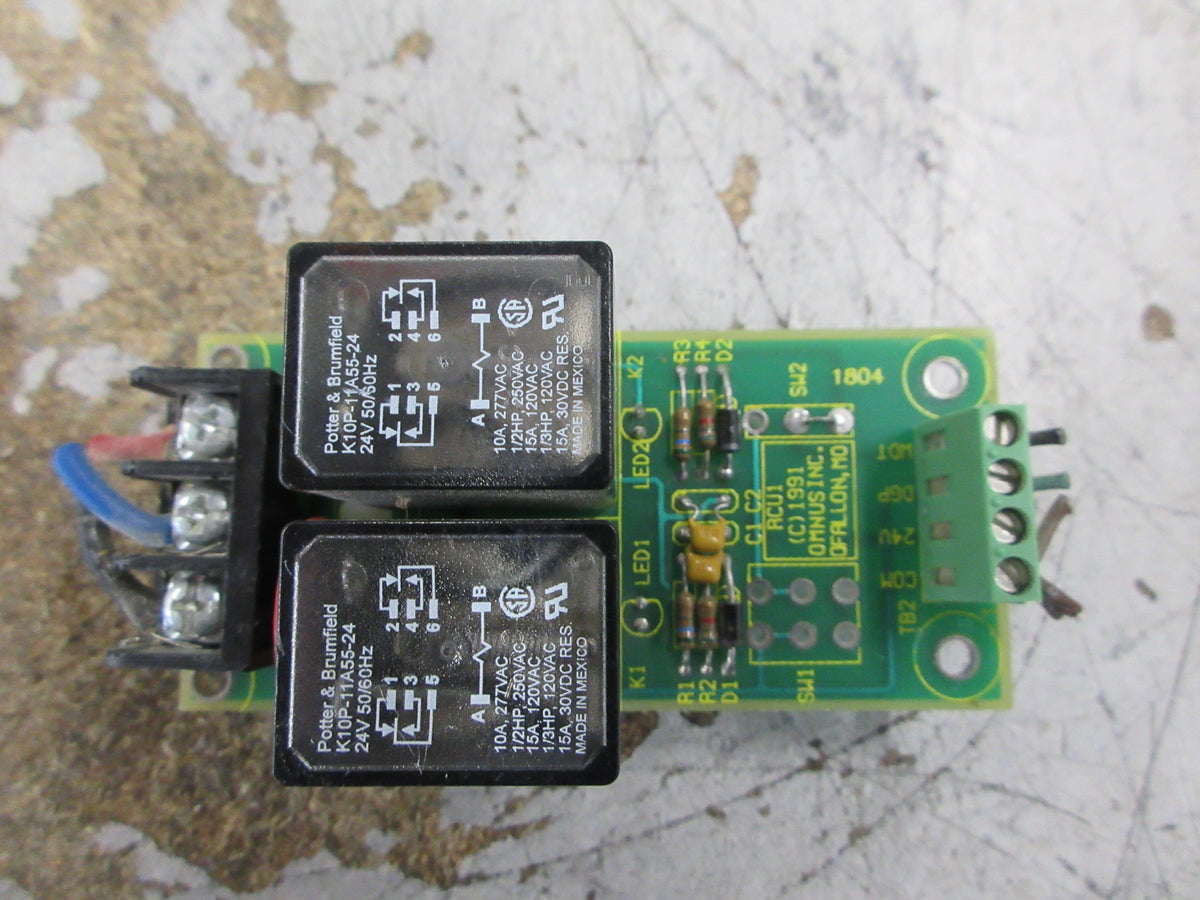 OMNUS Relay Board RCU1 Rev. C Used