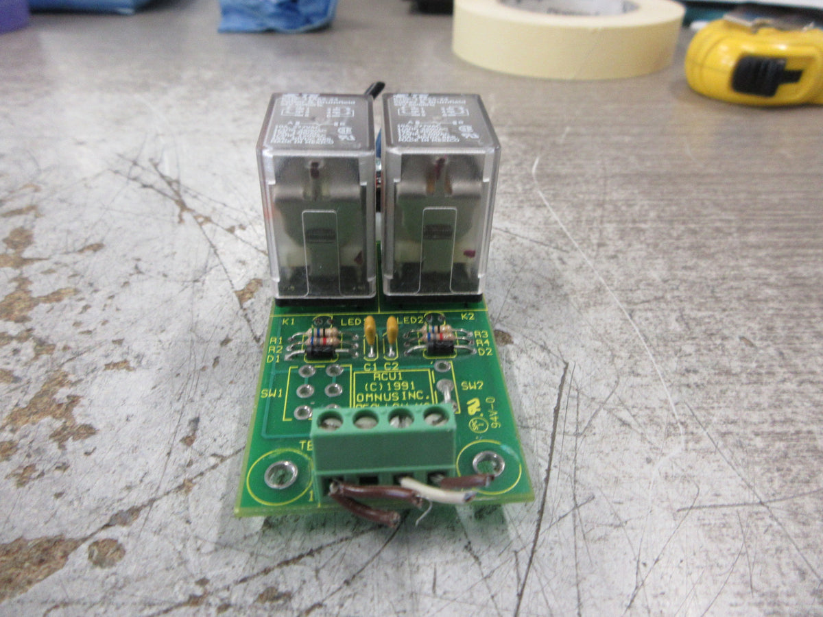 OMNUS Relay Board RCU1 Rev. C Used