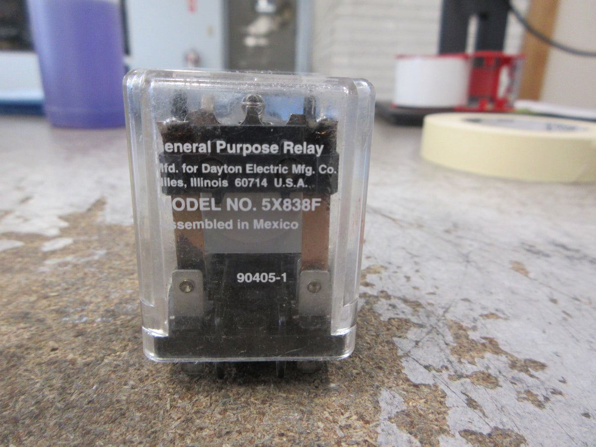 Dayton Relay 5X838F 120V Coil Used