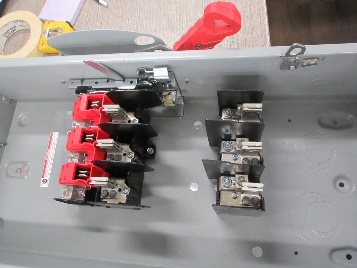 Siemens 3R Fusible Safety Switch/Discinnect HF363R 100A 600V 3P New Surplus