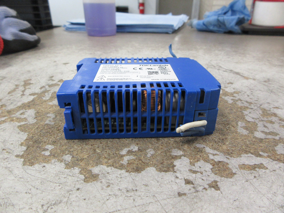 TDK-Lambda Power Supply DRB50-12-1 51W Used