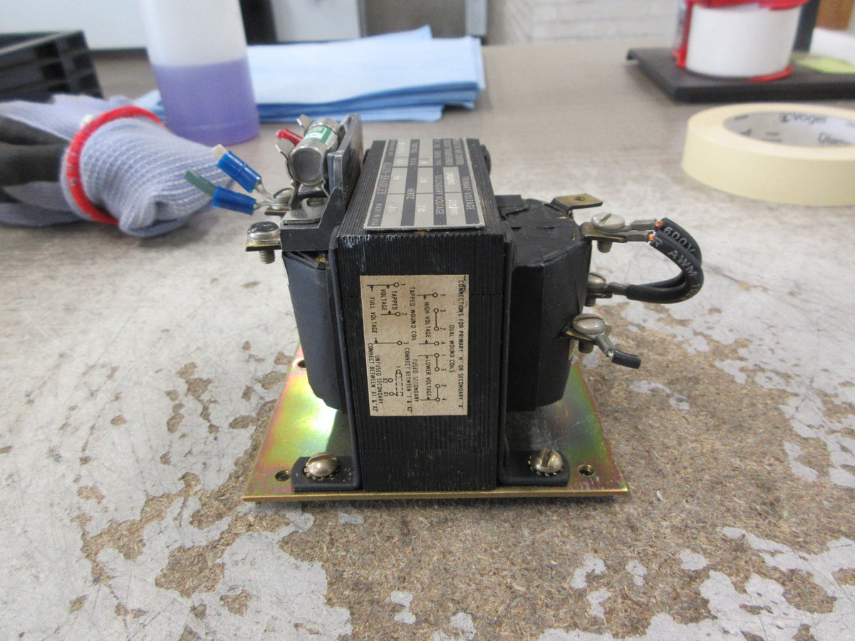 Allen-Bradley Control Transformer X-343858 0.075kVA Pri: 240/480V Sec: 120V Used