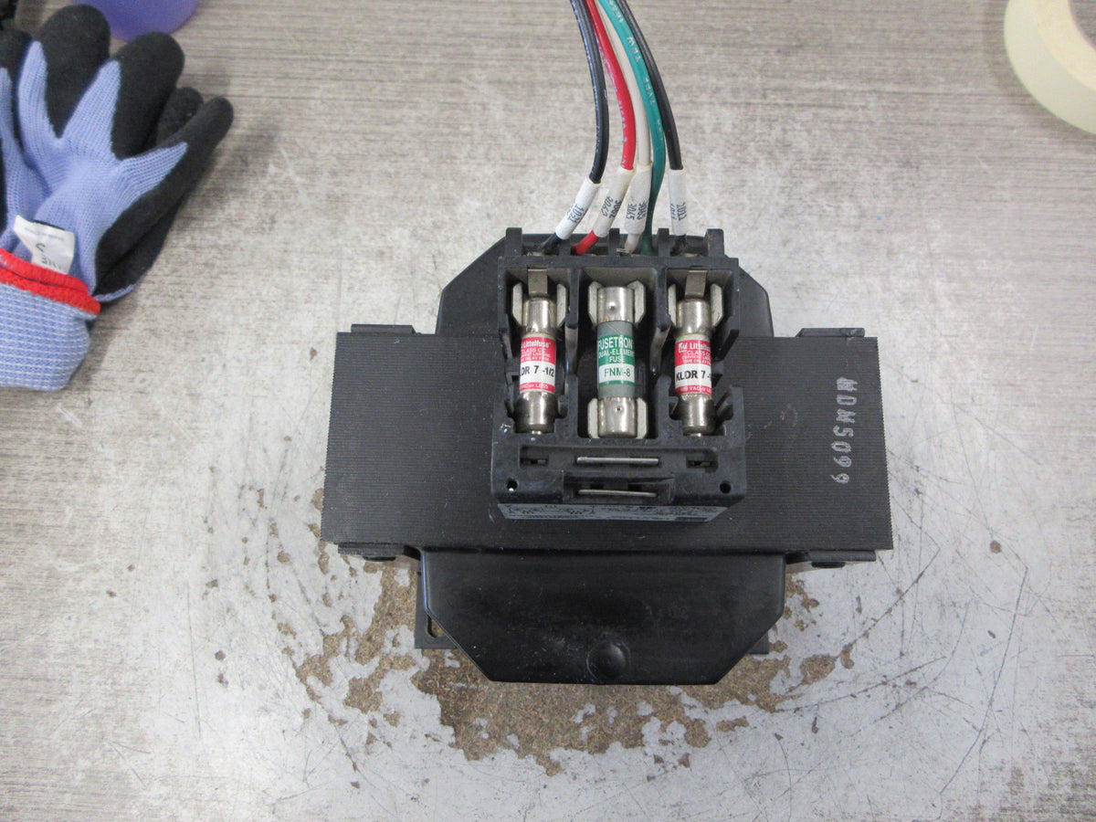 Hevi-Duty Control Transformer E8503PBX 0.850KVA Pri: 240/480V Sec: 120V Used