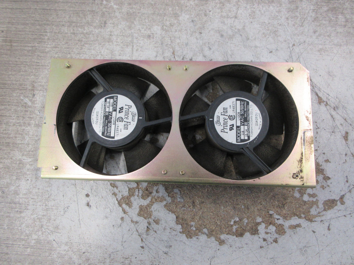 Tobishi Prince Fan Assembly U12CB 115V 50/60Hz 15/14W 2-Fan Used