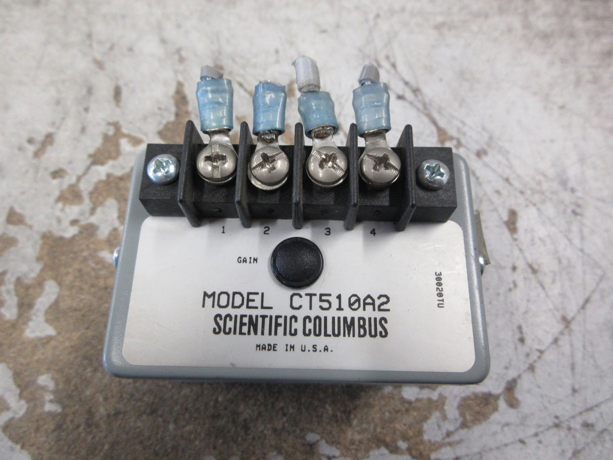 Scientific Columbus Exceltronic Current Transducer CT510A2 Input: 0-5A Used