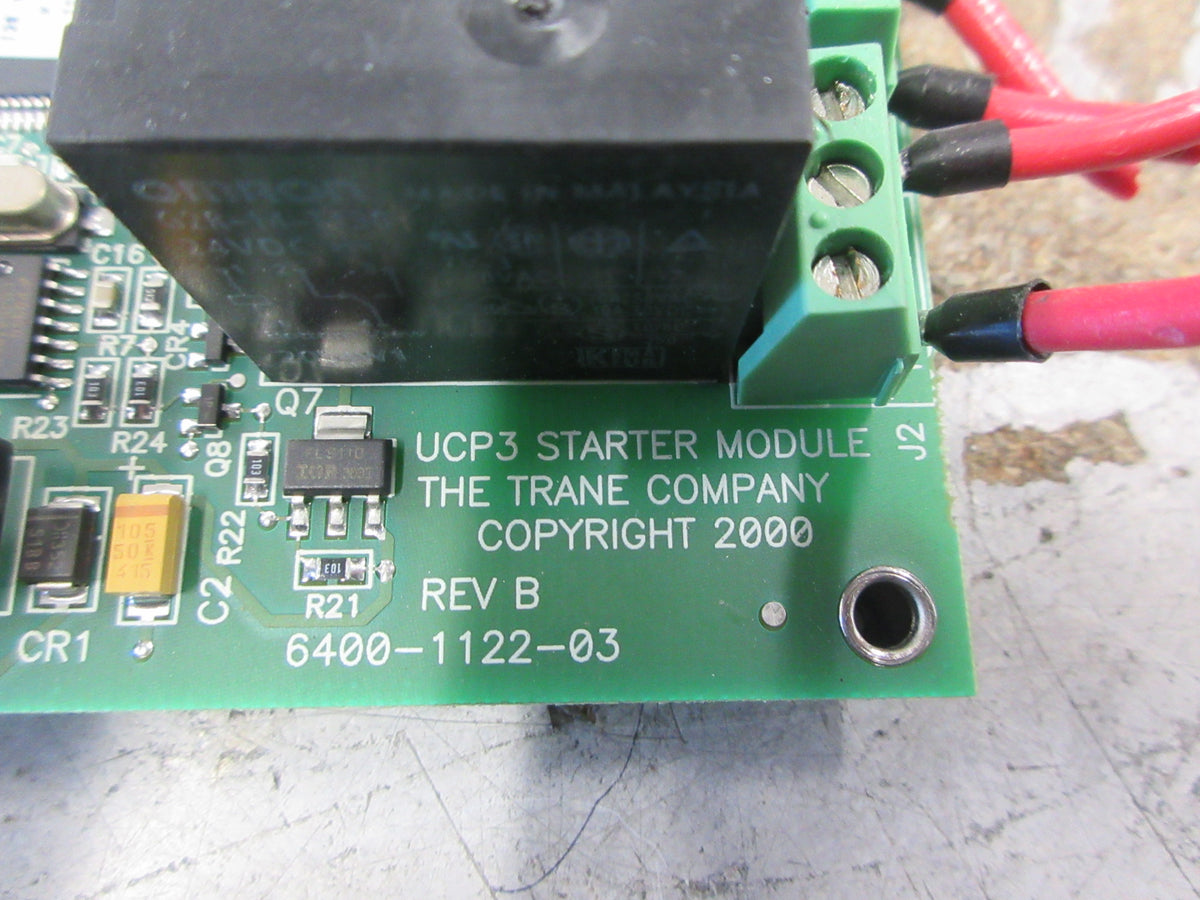 Trane UCP3 Starter Module 6400-1122-03 Rev. B Used