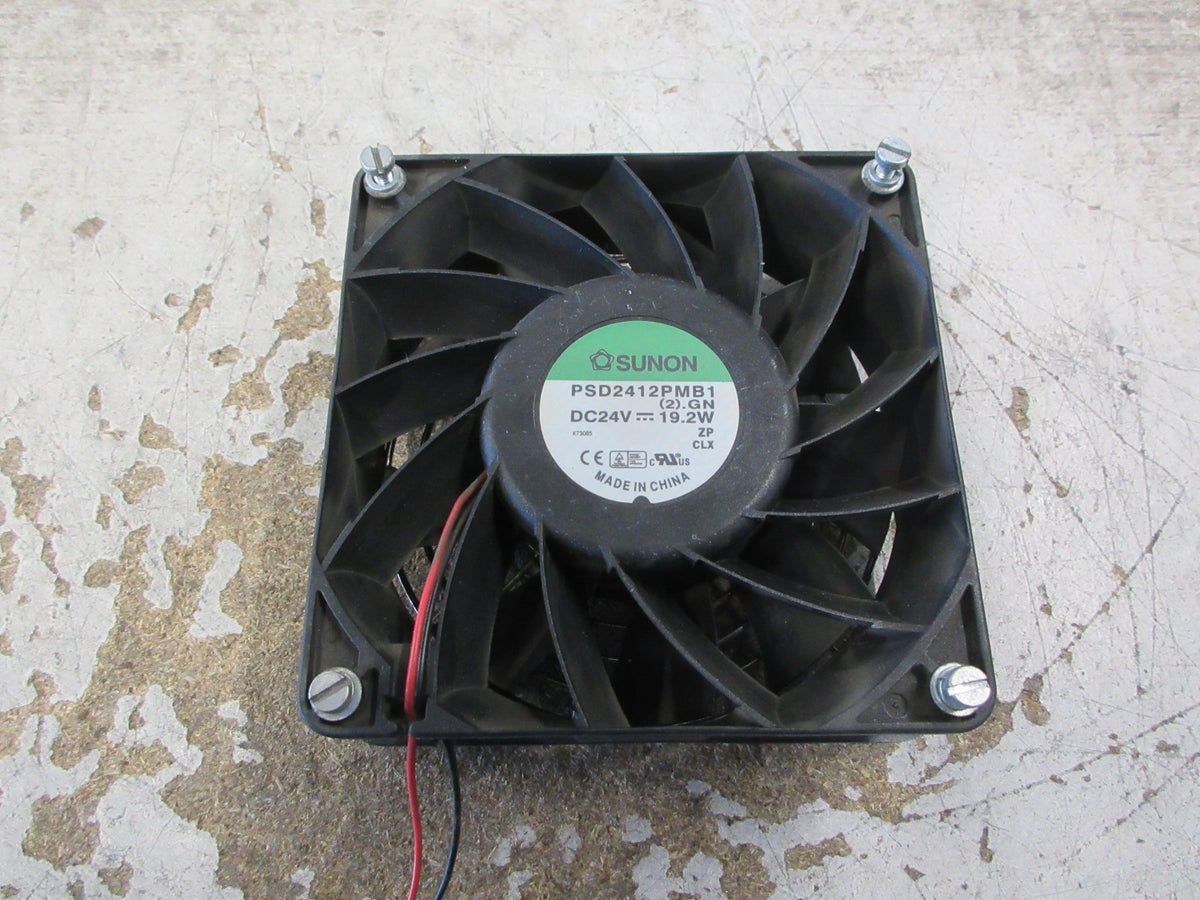 Sunon Axial Fan PSD2412PMB1 24VDC 19.2W W/Grille Used