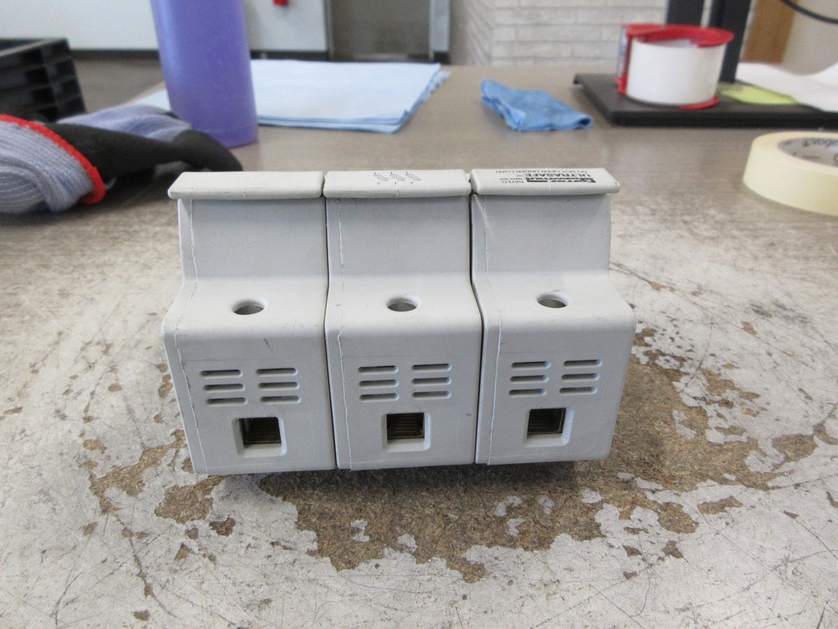 Ferraz Shawmut Fuse Holder US6J3 60A 600V 3P Used