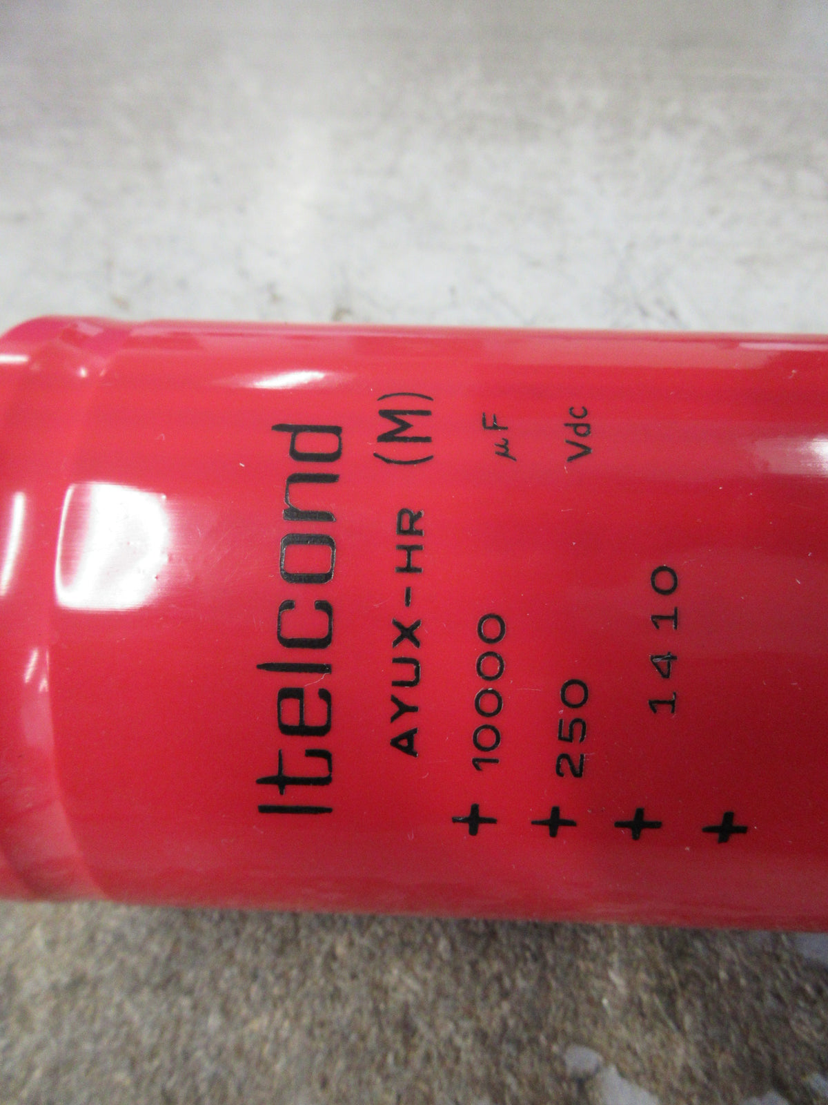 Itelcond Capacitor AYUX-HR 10,000uF 250VDC Used