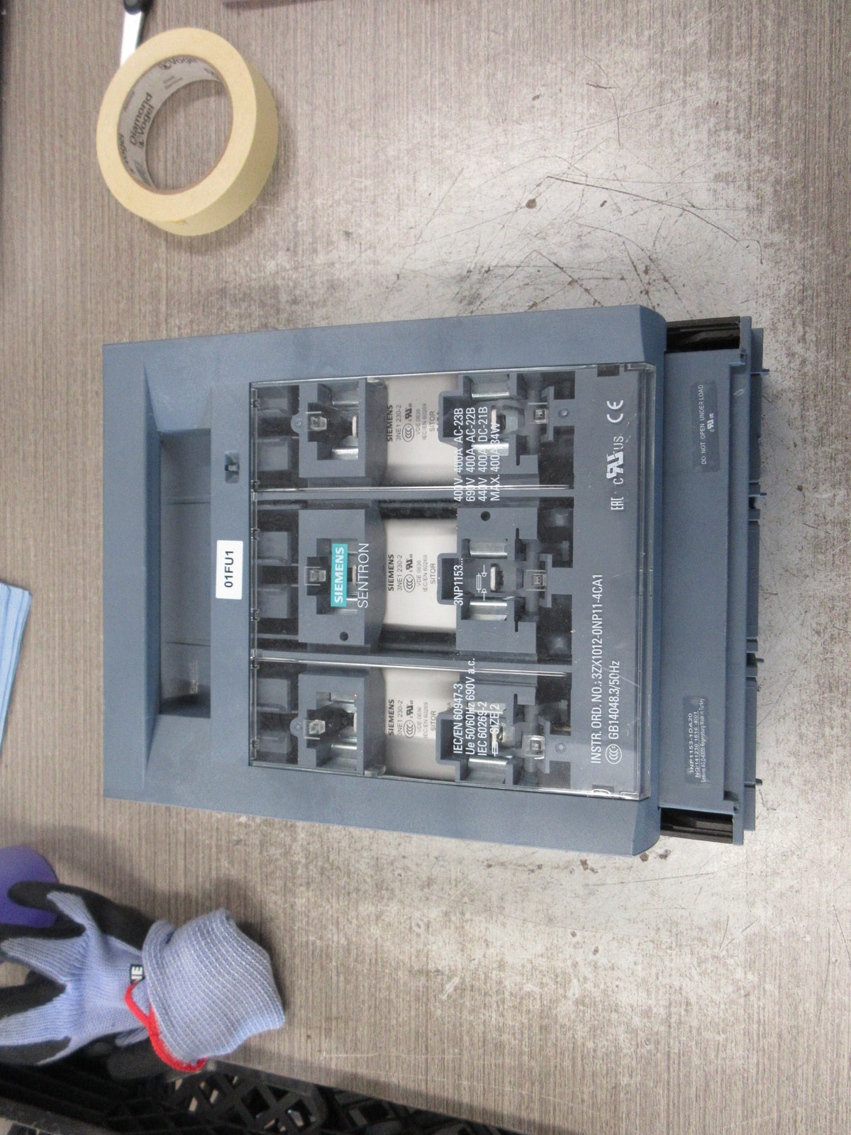 Siemens Sentron Fuse Switch Disconnect 3NP1153-1DA20 400A 690V 3P Used