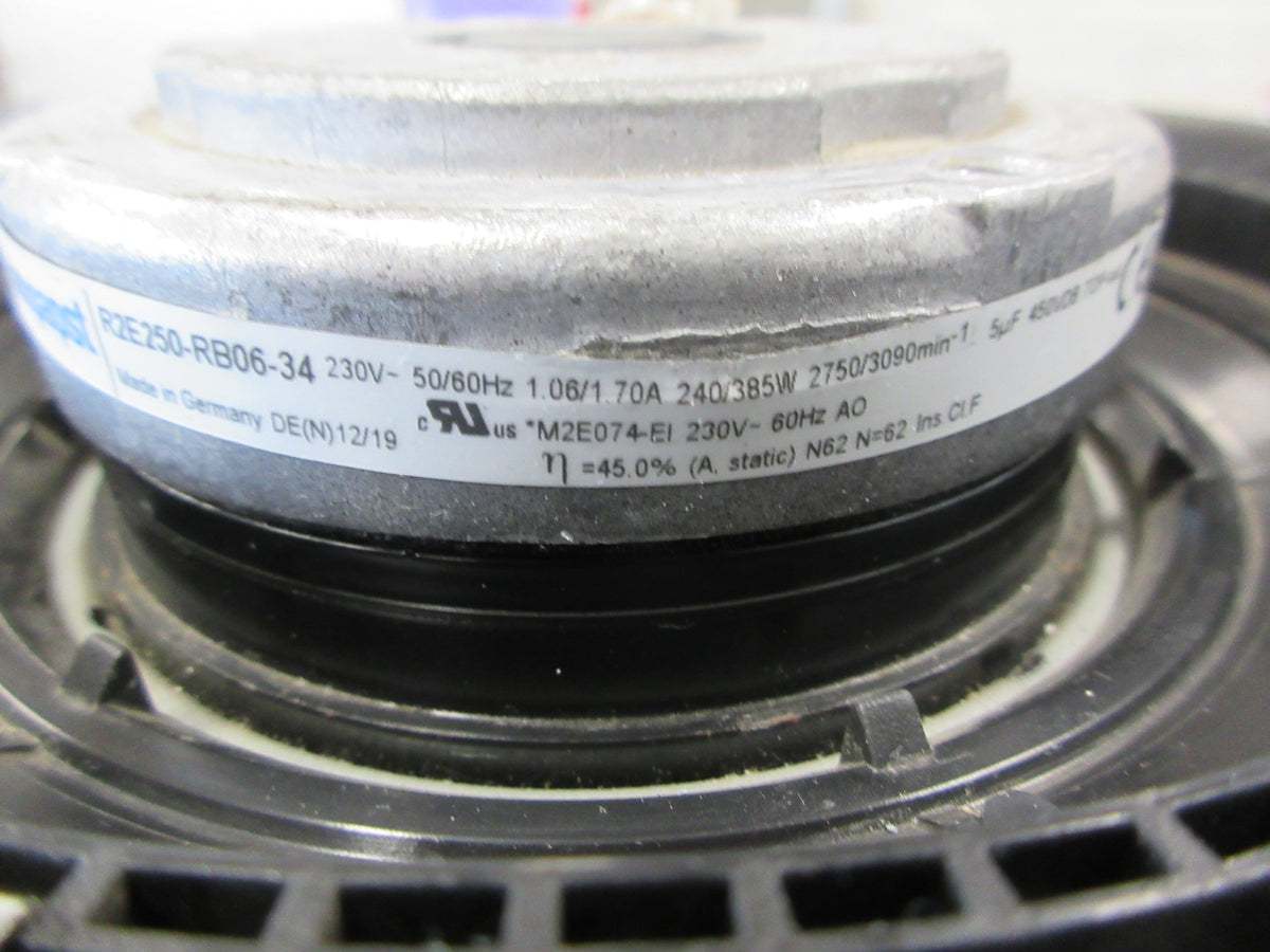 ebmpapst Centrifugal Fan R2E250-RB06-34 230V 50/60Hz 2750/3090 RPM Used