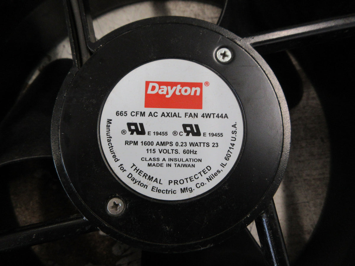 Dayton Axial Fan 4WT44A 665 CFM 1600RPM 115V 60Hz 0.23A Used