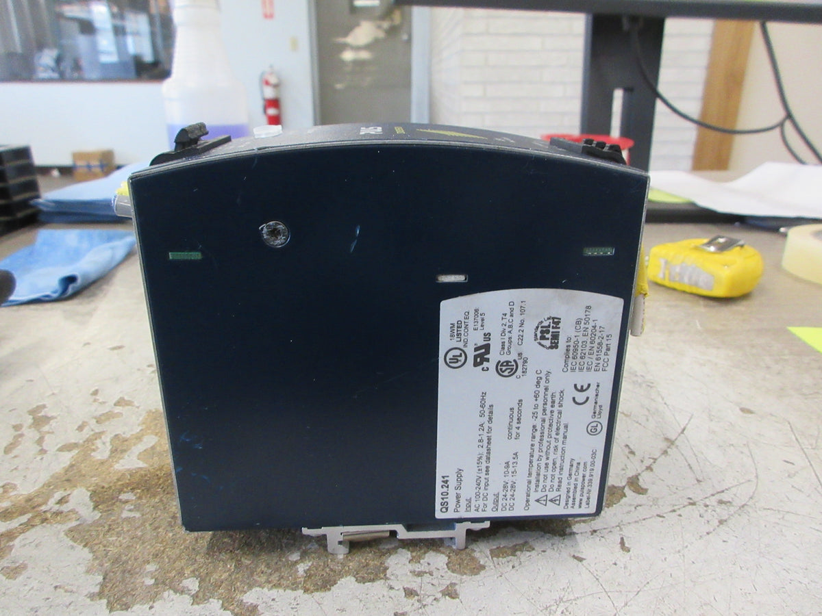 Puls Dimension Power Supply QS10.241 240W Output: 24-28 VDC 10-9A Used