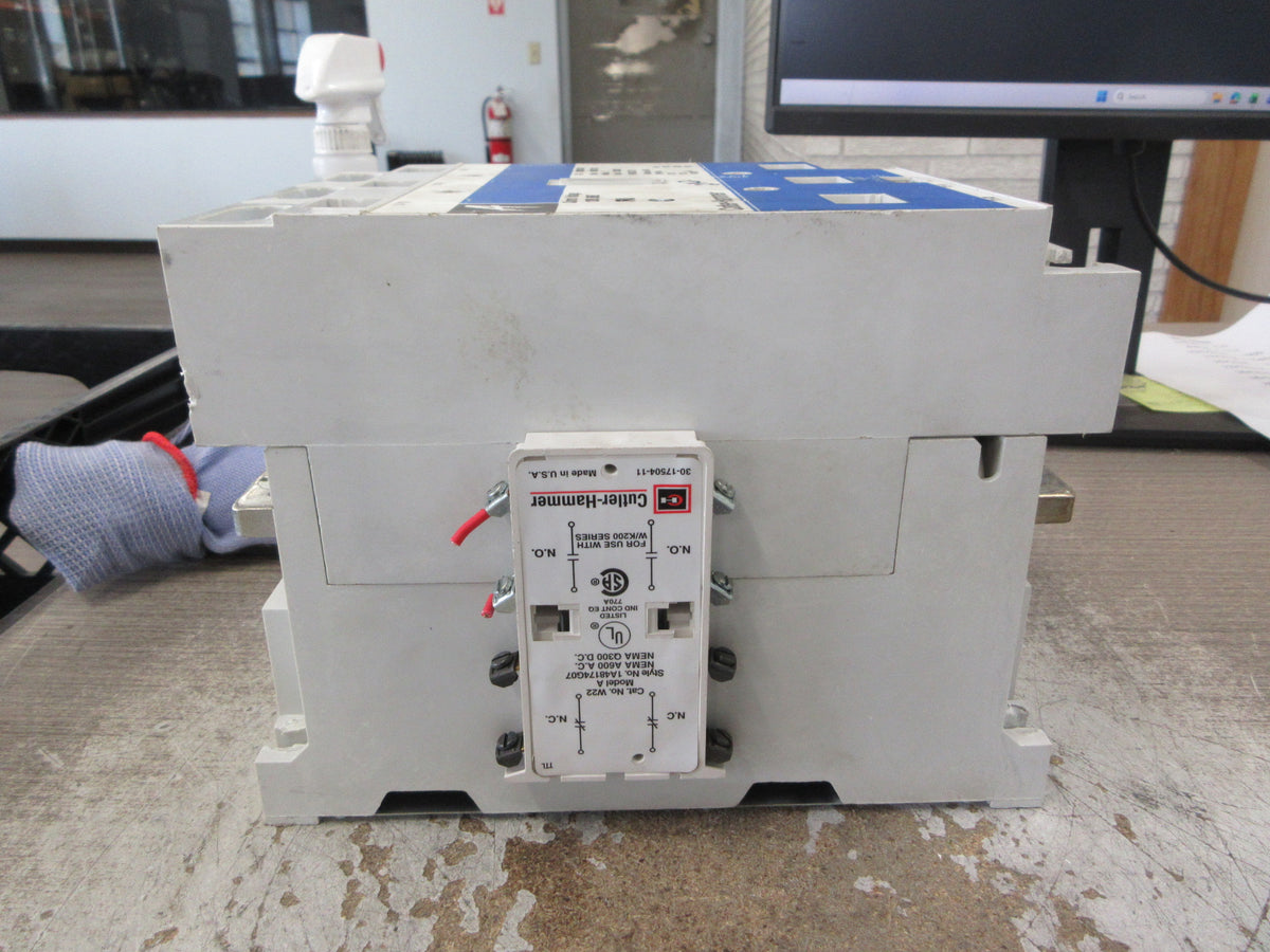 Cutler-Hammer Size 6 Contactor W201K6CFZ1 120V Coil 540A 460/575V Used