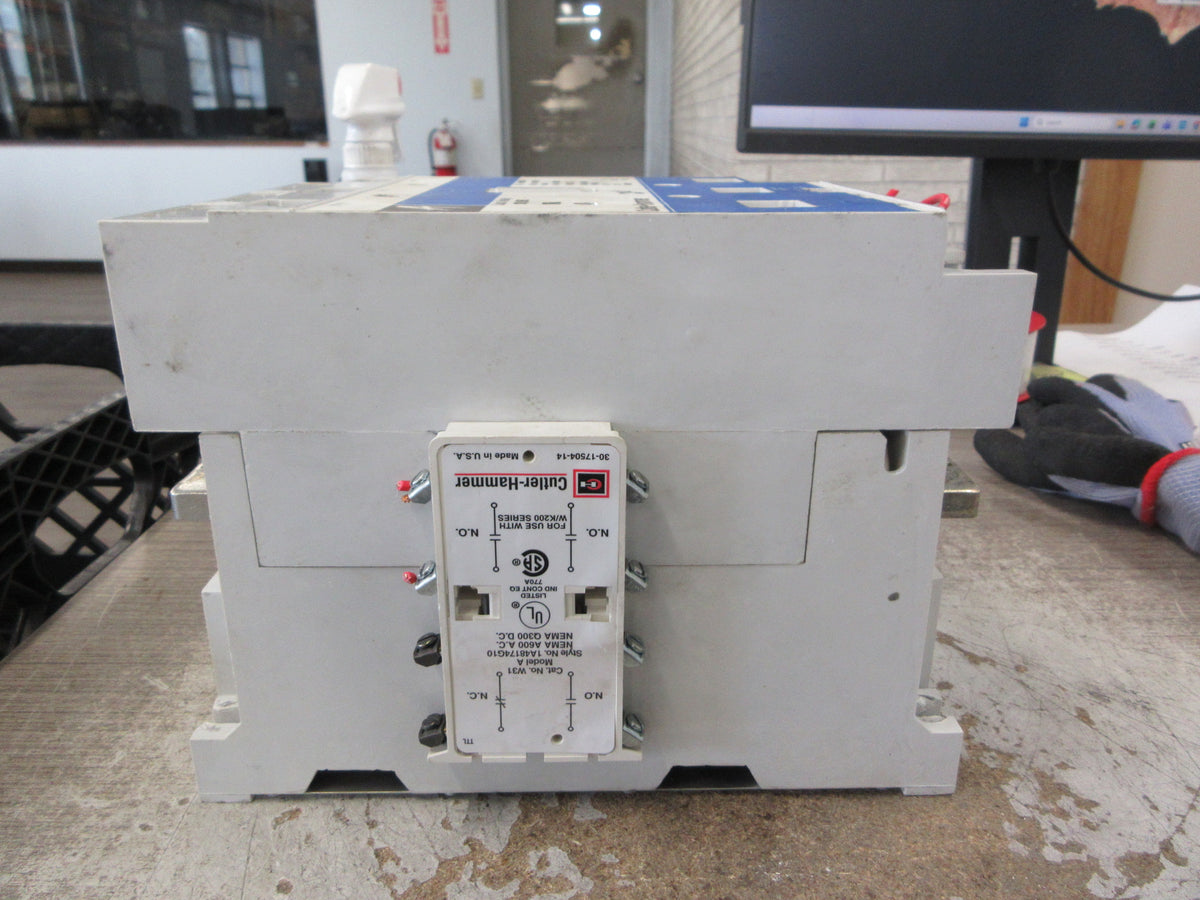 Cutler-Hammer Size 6 Contactor W201K6CFZ1 120V Coil 540A 460/575V Used