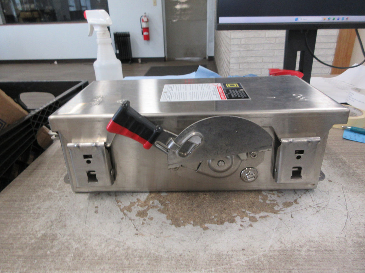Square D Stainless Steel 3R Non-Fusible Safety Switch/Disconnect New Surplus
