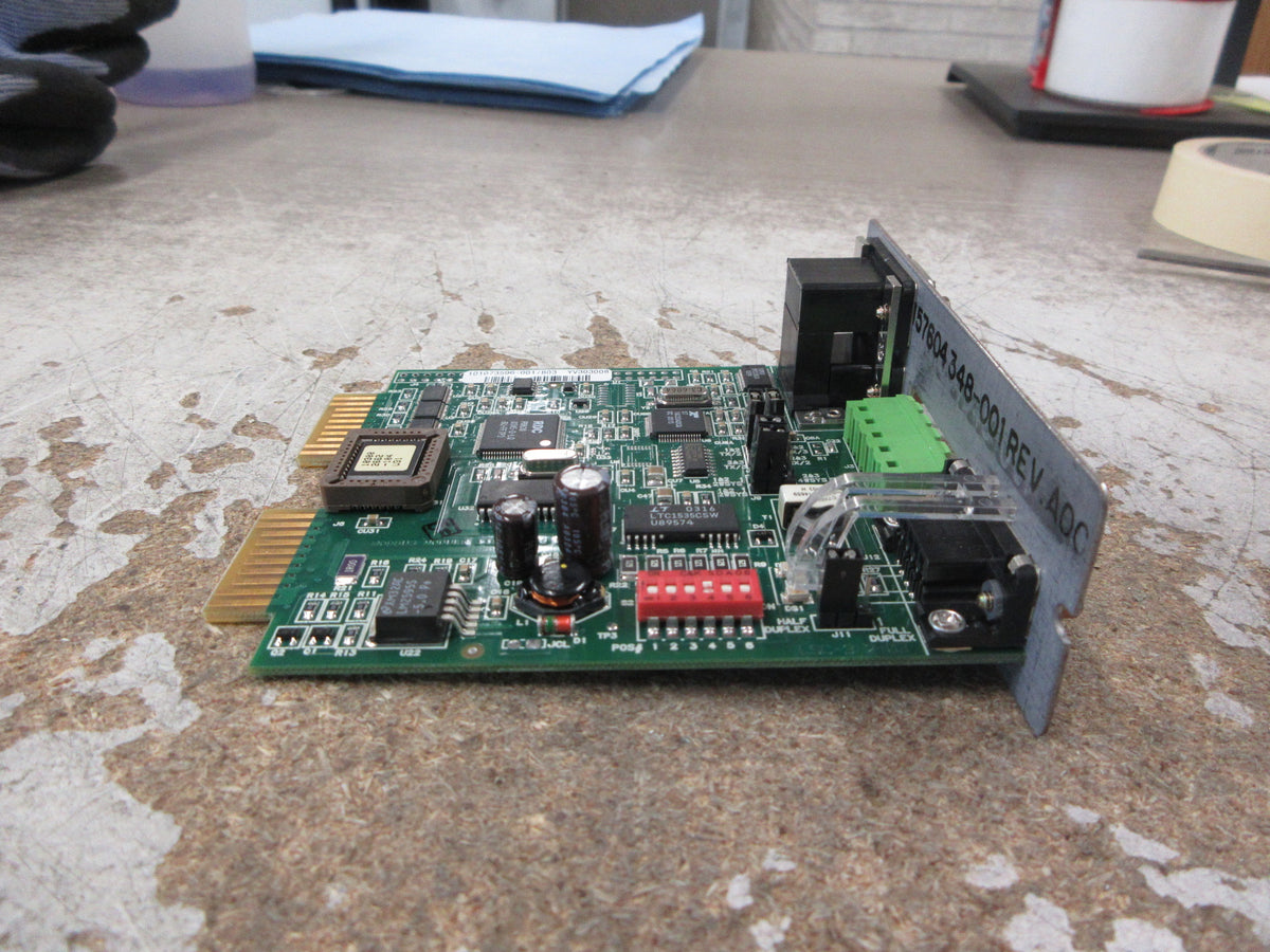 Eaton Modbus Card 101073596-001 Rev. B03 Used