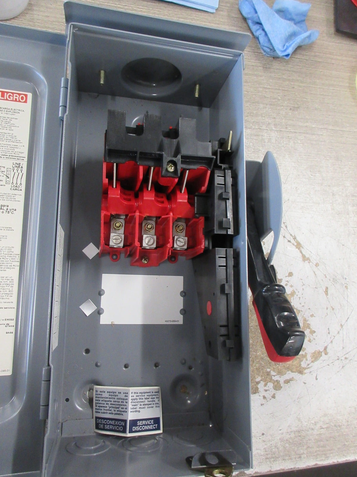 Square D Non-Fusible 3R Safety Switch/Disconnect HU361RB Ser. F05 New Surplus