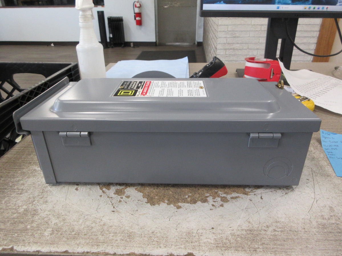 Square D Non-Fusible 3R Safety Switch/Disconnect HU361RB Ser. F05 New Surplus