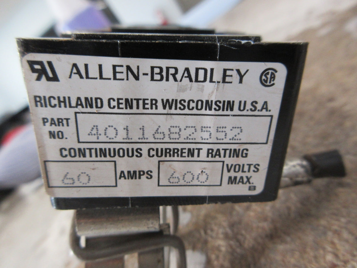 Allen-Bradley Fuseholder 4011682552 60A 600V 3P *1 Set* Used