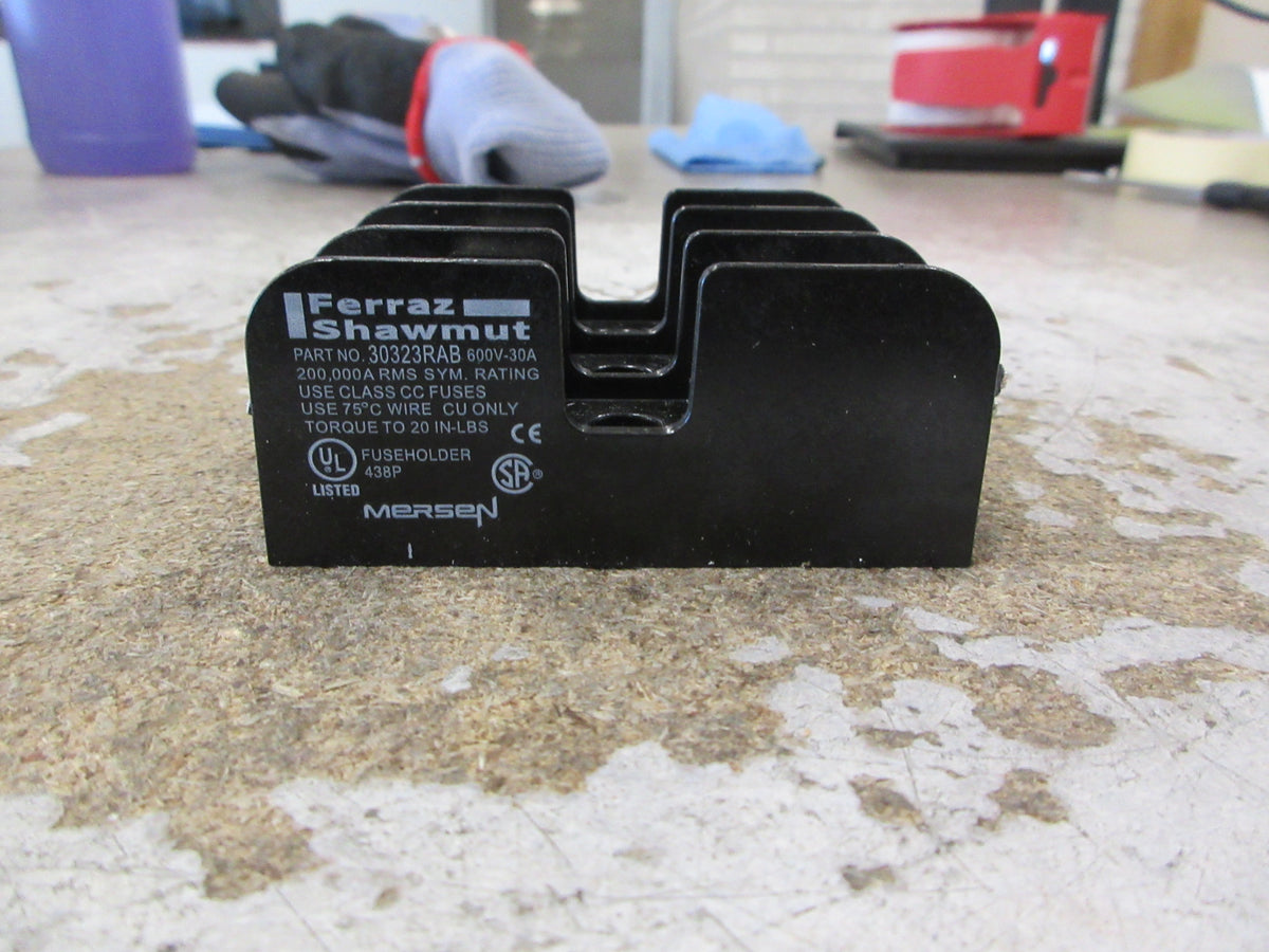 Ferraz Shawmut Fuseholder 30323RAB 30A 600V 3P Used
