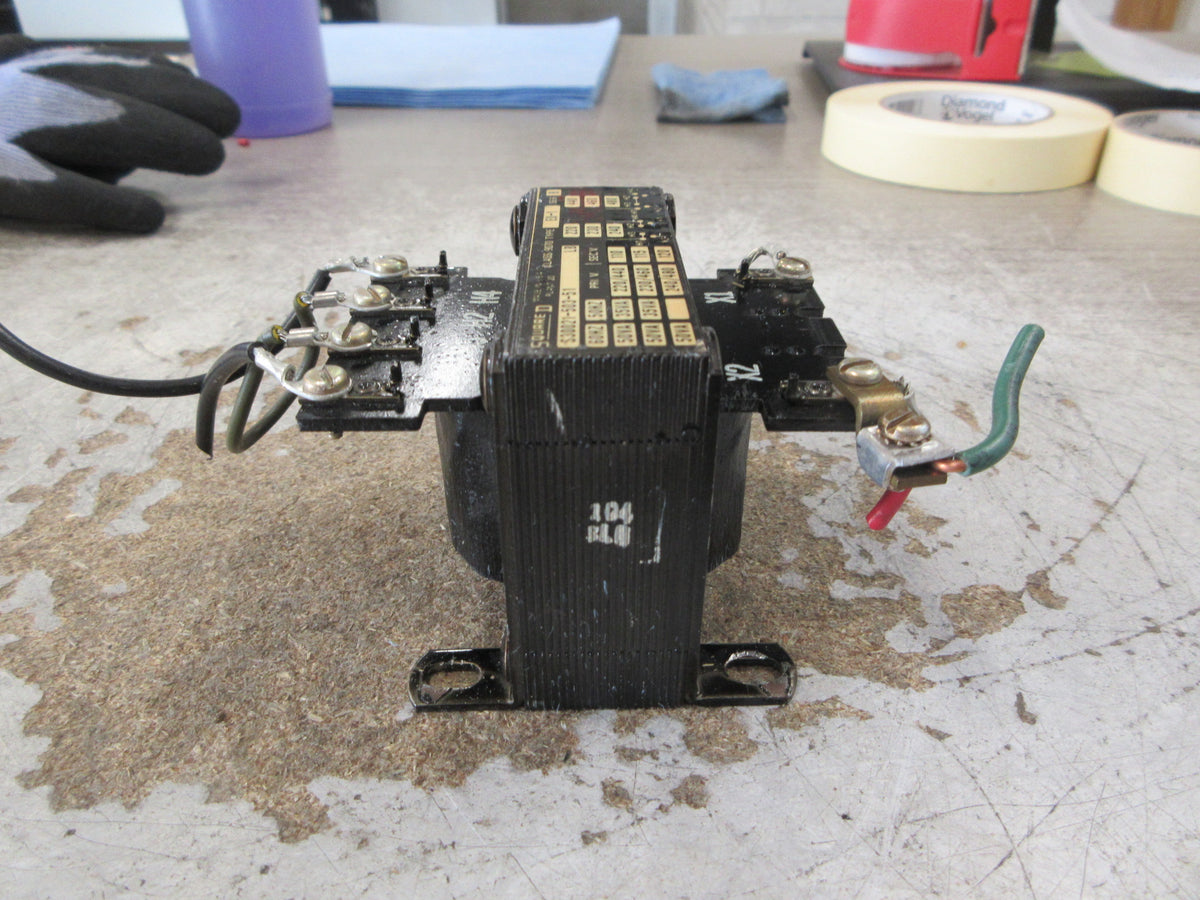 Square D Transformer 9070 E0-1 Ser. B 50VA Pri: 240/480V Sec: 120V Used