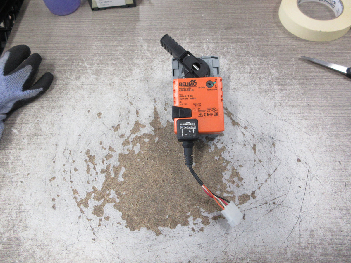 Belimo Valve Actuator LRB24-SR LB 45 in-lb 24V AC/DC Used