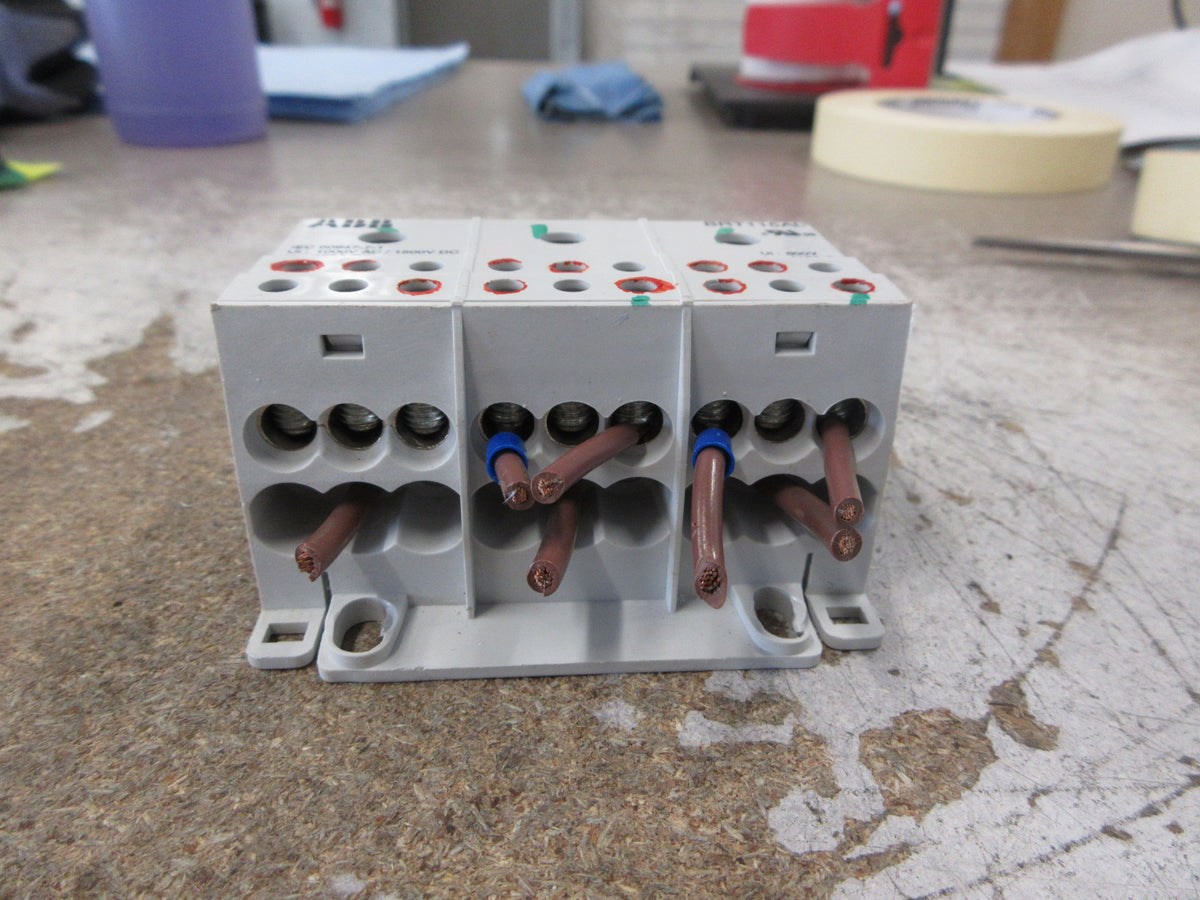 ABB Power Distribution Block BRT115AL 115A 600V 3P Used