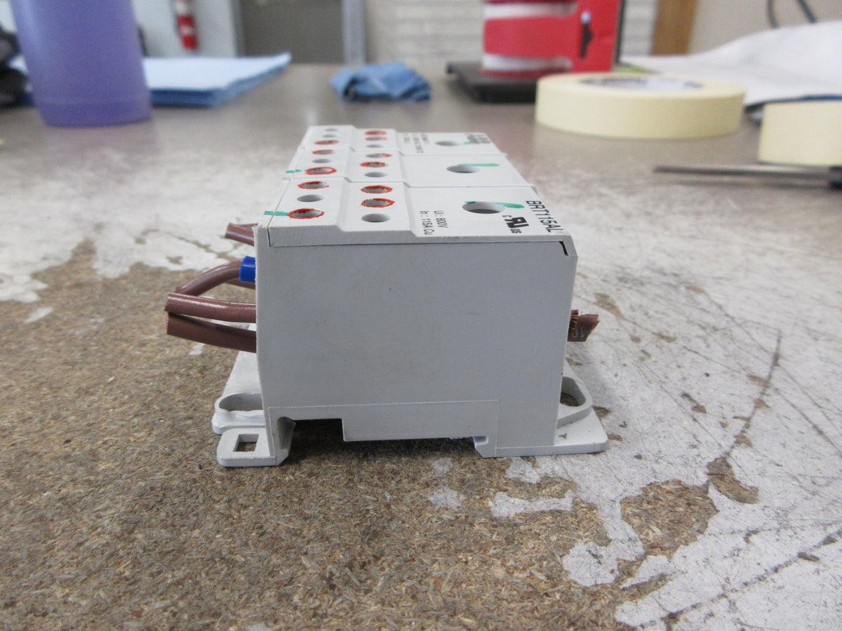 ABB Power Distribution Block BRT115AL 115A 600V 3P Used