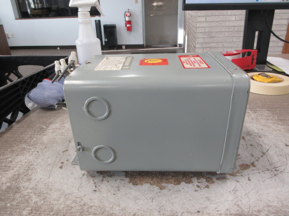 Westinghouse Transformer 6E193 1 KVA Pri: 240/480V Sec: 120/240V 1Ph 60Hz Used