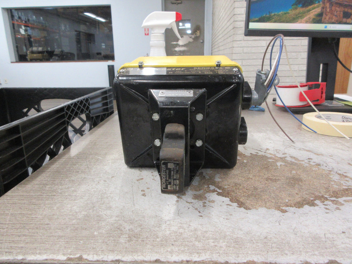 Worcester Series 75 Valve Actuator 10-75 Rev. 1 120V 0.7A Used