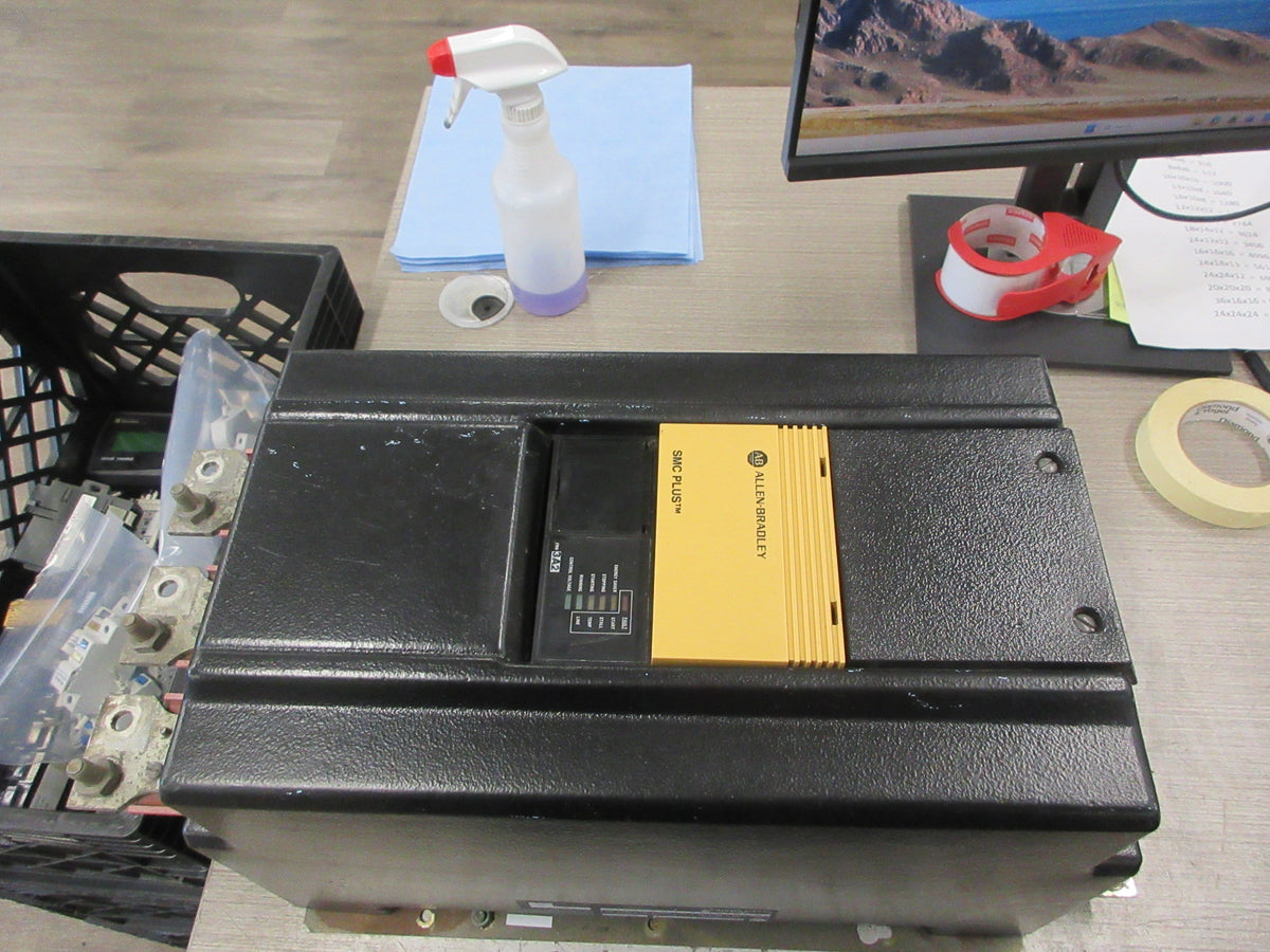 Allen-Bradley SMC Plus Soft Start 150-A360NBDA Ser. B 300HP 208-480V 360A Used