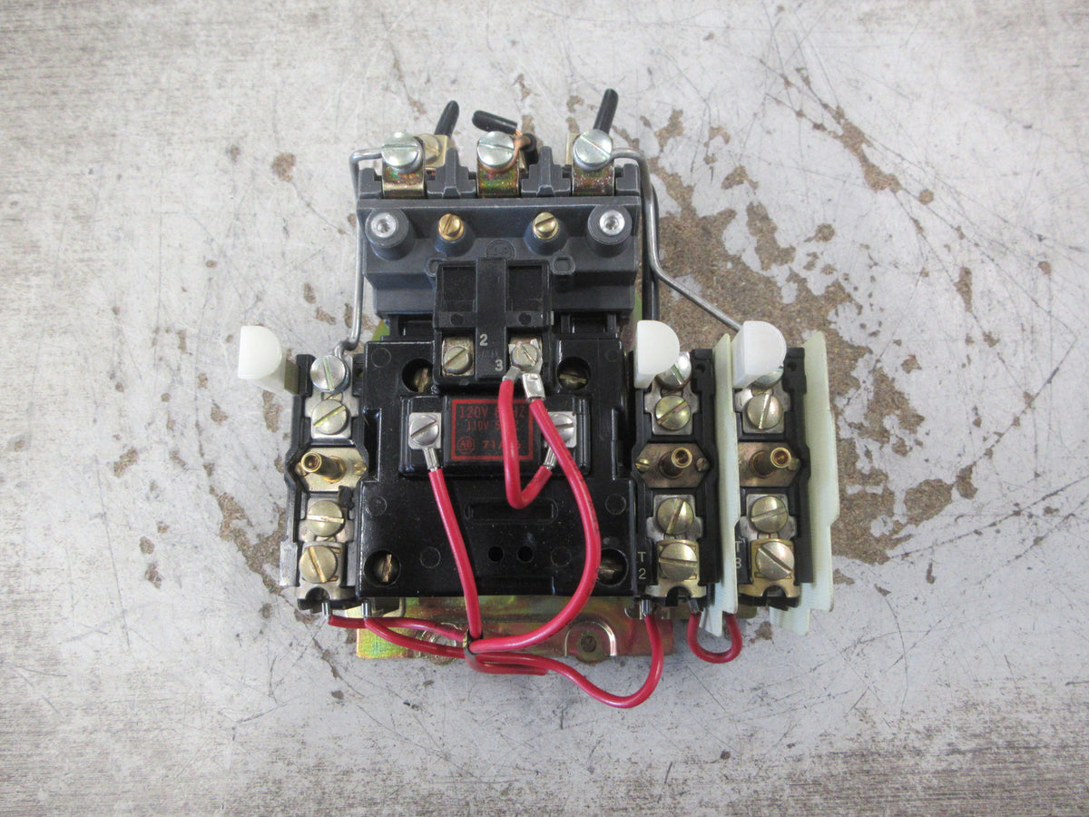 Allen-Bradley Size 1 Starter 709-BOB103 Ser. K 120V Coil Used