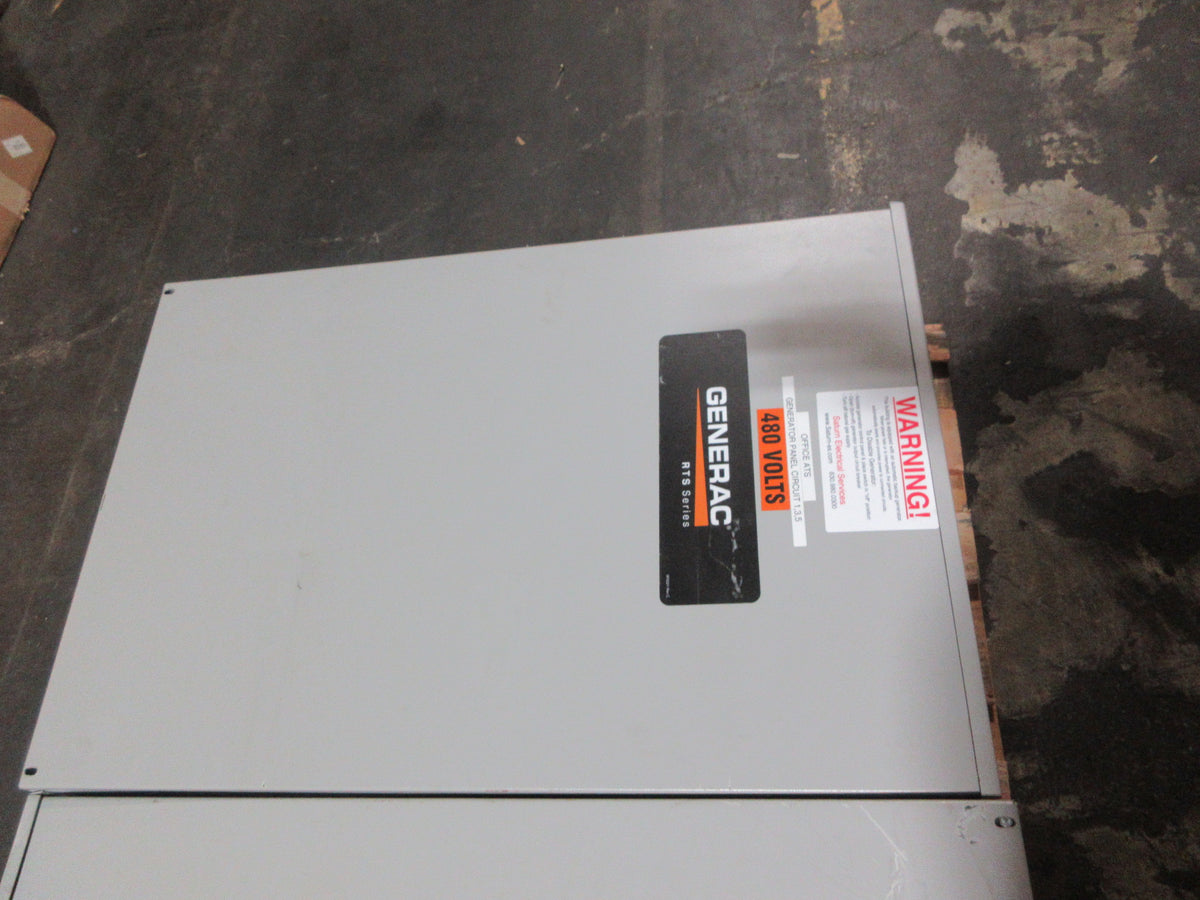 Generac RTS Series Automatic Transfer Switch RTSN100K3 100A 277/480V Used